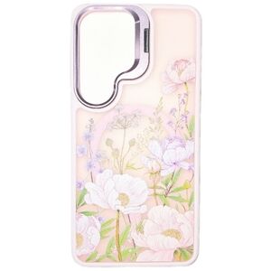 Floral Pastel Pink & Purple Protective Phone Case Compatible W/ Samsung A26